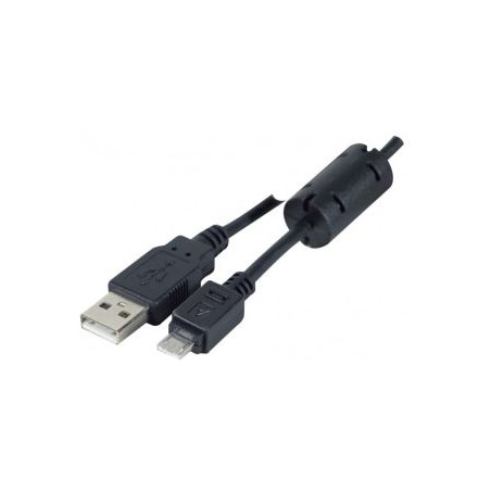 Cordon USB 2.0 A / micro A noir - 1,8 m